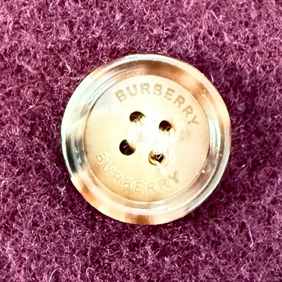 Burberry Belfield Women’s Wine Red Merino Wool Hooded Overcoat, All sizes - Picture 13 of 16